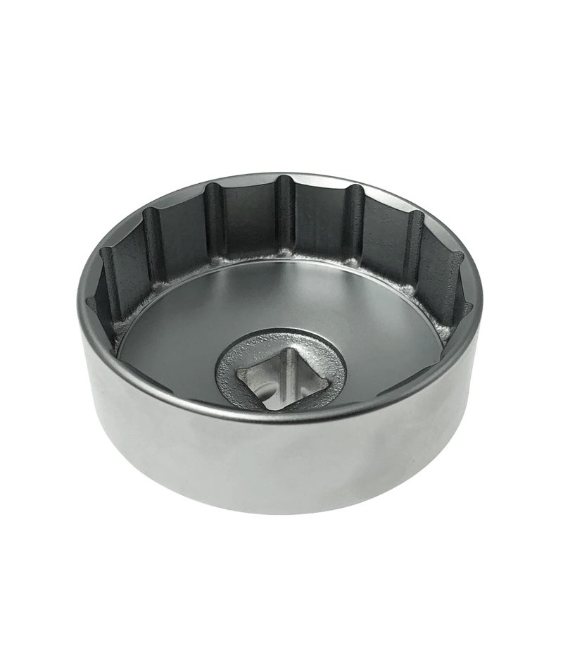 M31 Oil Filter Wrench for Toyota Lexus Scion Honda Steel 64.5 mm - 14 flutes 1/2" Drive High Torque - Image 2